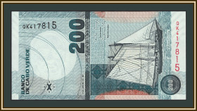 Інші країни Другие страны ^/--/^ Кабо-Верде 200 эскудо 2005 P-68  (68 /--/ a) UNC ^_^^^ Кабо-Верде 200 ескудо 2005 P-68 (68 /--/ a) UNC - фото фото фото