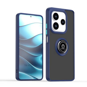 Чохли, бампера Чехлы, бампера ^/--/^ Чохол Fiji Colorframe для Xiaomi Redmi Note 14 5 /--/ G матовий бампер з кільцем підставкою Dark Blue ^_^^^ Чехол Fiji Colorframe для Xiaomi Redmi Note 14 5 /--/ G матовый бампер с кольцом подставкой Dark Blue - фото фото фото