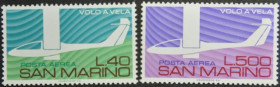 Інше Другое ^/--/^ Сан-Марино Авиация Планер 1974 ^_^^^ Сан-Марино Авіація Планер 1974 - фото фото фото