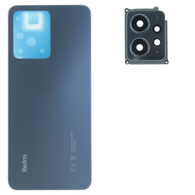 Корпуса на Xiaomi Корпуса на Xiaomi ^/--/^ Задня частина корпусу Xiaomi Redmi Note 12 4 /--/ G Onyx Gray  (з склом камери) ^_^^^ Задняя часть корпуса Xiaomi Redmi Note 12 4 /--/ G Onyx Gray (со стеклом камеры) - фото фото фото