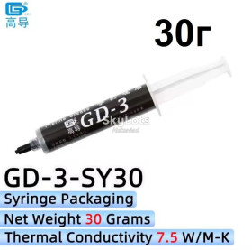 Системи охолодження Системы охлаждения ^/--/^ Термопаста GD-3 30 /--/ г    (7.5 Вт/   (м*К)) ^_^^^ Термопаста GD-3 30 /--/ г (7.5 Вт/(м*К)) - фото фото фото