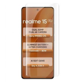 Чохли, бампера Чехлы, бампера ^/--/^ Захисне скло Fiji Curved UV для Realme 15 5 /--/ G анти-відбитки (з клеєм та УФ лампой) Clear ^_^^^ Защитное стекло Fiji Curved UV для Realme 15 5 /--/ G антиотпечатки (с клеем и УФ лампой) Clear - фото фото фото