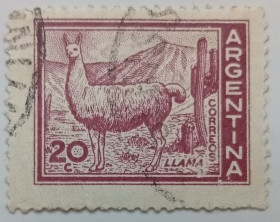 Південна Америка Южная Америка ^/--/^ Аргентина 1961-1969 Лама, гашеная ^_^^^ Аргентина 1961-1969 Лама, гашена - фото фото фото