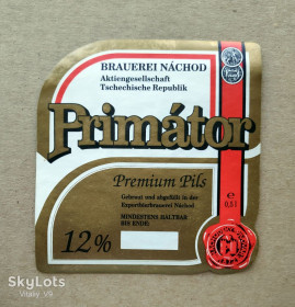 Етикетки Этикетки ^/--/^ Этикетка пивная Primator Premium Pils - pivovar nachod. Чехия. ^_^^^ Етикетка пивна Primator Premium Pils - pivovar nachod. Чехія. - фото фото фото
