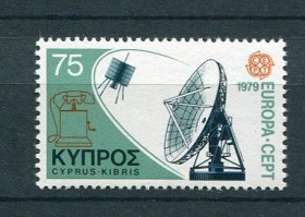 Освоєння космосу Освоение космоса ^/--/^ Кипр Cyprus Space 1979 Mi 502  Intelsat 1. Europa. MNH Cv 5.00 ^_^^^ Кіпр Cyprus Space 1979 Mi 502 Intelsat 1. Europa. MNH Cv 5.00 - фото фото фото