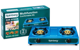 Газові, електроплити Газовые, электроплиты ^/--/^ Газова плита RB-2233 2 конфорки Настільна для балона ^_^^^ Газовая плита RB-2233 2 конфорки Настольная для баллона - фото фото фото
