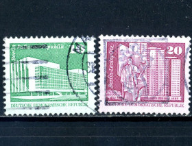 НДР, ФРН ГДР, ФРГ ^/--/^ ГДР. Стандарт  (серия) 1973 г. ^_^^^ НДР. Стандарт (серія) 1973 - фото фото фото