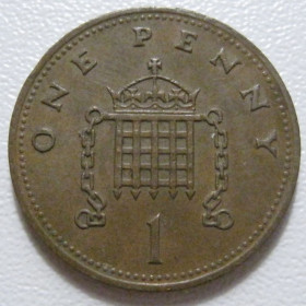 Єлизавета II (після ) Елизавета II (после ) ^/--/^ Велика Британія 1 пенні 1989 року 43064 ^_^^^ Великобритания 1 пенни 1989 года 43064 - фото фото фото