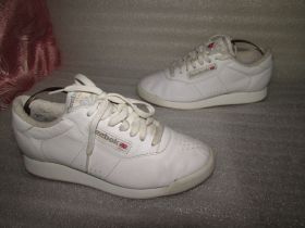 Кросівки Кроссовки ^/--/^ Супер кожаные кроссовки ~reebok classic~ вьетнам оригинал р 37 ^_^^^ Супер шкіряні кросівки ~reebok classic~ в'єтнам оригінал р 37 - фото фото фото