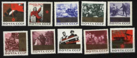 СРСР - СССР - ^/--/^ СССР 1965 г № 2842- 2851 ** серия ^_^^^ СРСР 1965 р No 2842- 2851 ** серія - фото фото фото