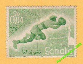 Сомалі Сомали ^/--/^ 1956 СОМАЛИ Архитектура СПОРТ Вратарь ФУТБОЛ Форма ^_^^^ 1956 ЗОМАЛИ Архітектура СПОРТ Воротар ФУТБОЛ Форма - фото фото фото