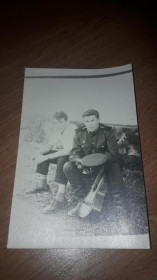 Інше Другое ^/--/^ Фотокарточка 1960-е Рядовой автобата с гитарой ^_^^^ Фотокартка 1960-і Рядовий автобата з гітарою - фото фото фото