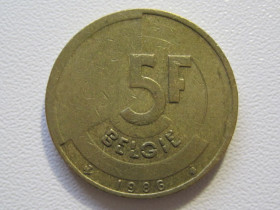 Бельгія Бельгия ^/--/^ Бельгия 5 франков 1986 года BELGIE #35531 ^_^^^ Бельгія 5 франків 1986 BELGIE #35531 - фото фото фото