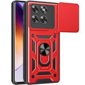 Чохли, бампера Чехлы, бампера ^/--/^ Чохол Fiji Camera Defence для Motorola Edge 60 Fusion бампер із захистом камери та підставкою Red ^_^^^ Чехол Fiji Camera Defence для Motorola Edge 60 Fusion бампер с защитой камеры и подставкой Red - фото фото фото