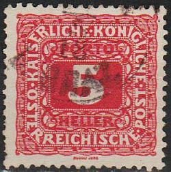 Австрія Австрия ^/--/^ 1916 - Австрія - Доплатна 5 Мі.47 _гаш ^_^^^ 1916 - Австрия - Доплатная 5 Ми.47 _гаш - фото фото фото