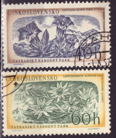 Флора Флора ^/--/^ Чехословакия. Цветы  1957 г. ^_^^^ Чехословаччина. Квіти 1957 - фото фото фото