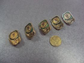 Пам'ятні і ювілейні Памятные и юбилейные ^/--/^ знак брест крепость лот 5 шт  №2611 ^_^^^ знак брест фортеця лот 5 шт No 2611 - фото фото фото