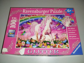 Книги для батьків Книги для родителей ^/--/^ Пазли Ravensburger Glitter Єдиноріг 100 XXL  (з бліскітками / глітером) пазлы ^_^^^ Пазлы Ravensburger Glitter Единорог 100 XXL (с блескитками/глитером) пазлы - фото фото фото