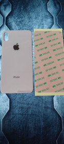 Корпуса на iPhone Корпуса на iPhone ^/--/^ Кришка задня iPhone XS Silver  (великий виріз під камеру) ^_^^^ Крышка задняя iPhone XS Silver (большой вырез под камеру) - фото фото фото