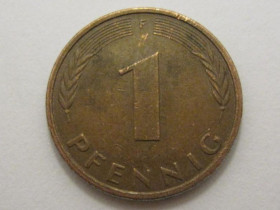 Сучасні c  року Современные c  года ^/--/^ Германия 1 пфенниг 1995 года F 3 /--/ П /--/ 1270 - фото фото фото