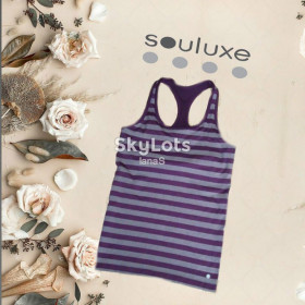 Майки Майки ^/--/^ Souluxe спортивная майка женская спортивная в полоску М ^_^^^ Souluxe безшовна майка з топом жіноча спортивна в смужку М - фото фото фото
