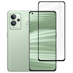 Чохли, бампера Чехлы, бампера ^/--/^ Захисне скло Fiji Premium для Realme GT /--/ 2 Pro повне проклеювання Anti-Static чорний ^_^^^ Защитное стекло Fiji Premium для Realme GT /--/ 2 Pro полное проклеивание Anti-Static черный - фото фото фото