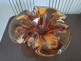 Статуетки, Скульптури, Фігурки, Фарфор Статуэтки, Скульптуры, Фигурки, Фарфор ^/--/^ Пепельница хрусталь массивная Чехословакия времен СССР ^_^^^ Пепельниця кришталь масивна Чехословаччина часів СРСР - фото фото фото