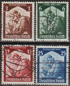 Третій Рейх (-) Третий Рейх (-) ^/--/^ 1935 - Рейх - Повернення Саара Mi.565-68  _14.0 € ^_^^^ 1935 - Рейх - Возвращение Саара Mi.565-68 _14.0 € - фото фото фото