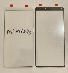 Сенсорні екрани і Дисплеї Сенсорные экраны и Дисплеи ^/--/^ Xiaomi mi mix 2 /--/ s white стекло для ремонта без ОСА пленки ^_^^^ Xiaomi mi mix 2 /--/ s white скло для ремонту без ОСА плівки - фото фото фото