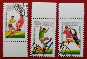 Спорт Спорт ^/--/^ Венгрия 1986 г - Чемпионат мира по футболу, Мексика, с полями ^_^^^ Угорщина 1986 р - Чемпіонат світу з футболу, Мексика, з полями - фото фото фото