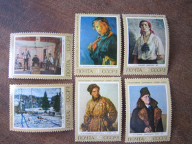 СРСР - СССР - ^/--/^ СССР 1972 г.  Советская живопись. ^_^^^ СРСР 1972 р. Радянський живопис. - фото фото фото