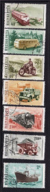 Транспорт Транспорт ^/--/^ Транспорт  .  Венгрия 1955 г  гаш . ^_^^^ Транспорт . Угорщина 1955 гаш. - фото фото фото