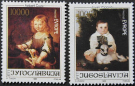 Інше Другое ^/--/^ Югославия Живопись Европа 1989 ^_^^^ Югославія Живопис Європа 1989 - фото фото фото