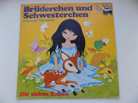 Платівки Пластинки ^/--/^ Пластинка Brüderchen und Schwesterchen Die sieben Raben Grimms Mrchen Сказки Братьев Гримм на немец ^_^^^ Платівка Brüderchen und Schwesterchen Die sieben Raben Grimms Mrchen - фото фото фото