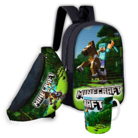 Рюкзаки, сумки Рюкзаки, сумки ^/--/^ Набор детский Майнкрафт&amp;quot;Minecraft&amp;quot; рюкзак 36 /--/ х /--/ 27 /--/ см сумка-бананка,кружка с принтом для мальч ^_^^^ Набір дитячий Майнкрафт&amp;quot;Minecraft&amp;quot; рюкзак 36 /--/ х /--/ 27 /--/ см сумка-бананка,гуртка з принтом для мальч - фото фото фото