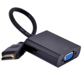 Кабелі та перехідники Кабели и переходники ^/--/^ Переходник с HDMI на VGA адаптер конвертер видео, кабель HDMI папа - фото фото фото