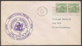 Америка Америка ^/--/^ США 1934 НЬЮТАУН 250 ЛЕТ ГЕРБ ГЕРАЛЬДИКА ЭТНОГРАФИЯ ИСТОРИЯ Конверт с &amp;quot;Каше&amp;quot; ^_^^^ США 1934 НЬЮТАУН 250 РОКІВ ГЕРБ ГЕРАЛЬДИКА ЕТНОГРАФІЯ ІСТОРІЯ Конверт з &amp;quot;Каше &amp;quot; - фото фото фото