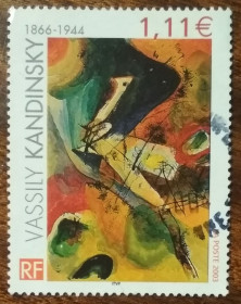 Франція Франция ^/--/^ Франция Искусство Василия Кандинского, 1866-1944 гг. 2003 ^_^^^ Франція Мистецтво Василя Кандинського, 1866-1944 рр. 2003 - фото фото фото