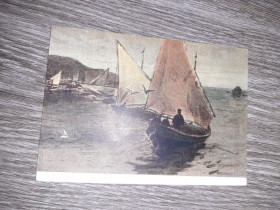 СРСР СССР ^/--/^ Открытка Чернов Пасмурный день 1956 /--/ г. ^_^^^ Листівка Чернів Похмурий день 1956 /--/ р. - фото фото фото