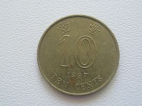 Інші країни Другие страны ^/--/^ Гонконг 10 центов 1997 года #7795 ^_^^^ Гонконг 10 центів 1997 року #7795 - фото фото фото