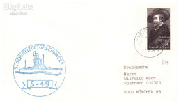 Тематичні колекції Тематические коллекции ^/--/^ Флот. Германия 1977 г -МК - СГ -  S-49 -  ( фото судна - вне лота , для наглядности) - 3 скана ^_^^^ Флот. Німеччина 1977 р -МК - СГ - S-49 - ( фото судна - поза лотом, для наочності) - 3 скана - фото фото фото