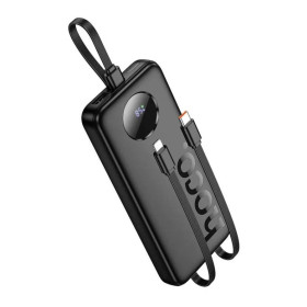 Зовнішні акумулятори (Power Bank) Внешние аккумуляторы (Power Bank) ^/--/^ Power bank Hoco J /--/ 132 10000 mAh зі швидкою зарядкою, дисплеєм та вбудованими кабелями Black ^_^^^ Power bank Hoco J /--/ 132 10000 mAh со быстрой зарядкой, дисплеем и встроенными кабелями Black - фото фото фото