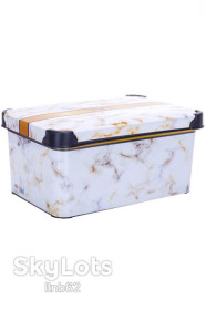 Інший посуд Другая посуда ^/--/^ Контейнер для хранения с крышкой 5 л Decor Marble  White Violet House 0646 ^_^^^ Контейнер для зберігання з кришкою 5 л Decor Marble White Violet House 0646 - фото фото фото