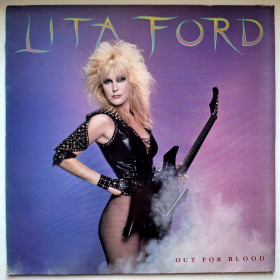 Платівки Пластинки ^/--/^ Lita Ford EX Runaways - Out For Blood - 1983.  (LP). 12. Vinyl. Пластинка. UK. ^_^^^ Lita Ford EX Runaways — Out For Blood — 1983. 12.Vinyl. Пластинка. UK. - фото фото фото