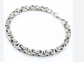 Набори Наборы ^/--/^ 53227 Чоловічий браслет із неіржавкої сталі Stainless Steel-21 cv /6 mm ^_^^^ 53227 Мужской браслет из нержавкой стали Stainless Steel-21 cv /6 mm - фото фото фото