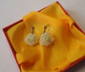 Сережки Серьги ^/--/^ ОЧАРОВАТЕЛЬНЫЕ СЕРЬГИ РОЗОЧКИ С КРИСТАЛЛАМИ ^_^^^ ОЧАРОВАНІ СЕРГІ РОЗОЧКИ З КРИСТАЛАМИ - фото фото фото