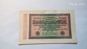Німеччина Германия ^/--/^ Германия 20000 марок 1923. Еще 100 лотов! ^_^^^ Німеччина 20000 марок 1923. Ще 100 лотів! - фото фото фото