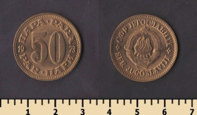 Югославія Югославия ^/--/^ Югославия 50 пара 1973 ^_^^^ Югославія 50 пара 1973 - фото фото фото