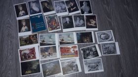 СРСР СССР ^/--/^ Набор открыток Английское искусство в Эрмитаже 25 шт ^_^^^ Англійське мистецтво в Ермітажі 25 шт - фото фото фото