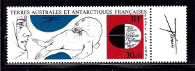 Фауна Фауна ^/--/^ NM Фауна ТААФ / TAAF 1985 г MNH - ^_^^^ NM Фауна ТААФ / TAAF 1985 MNH - фото фото фото